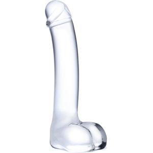 Glas - Realistic Curved Glass G-Spot Dildo