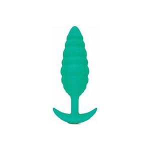 B-Vibe - Texture Plug Twist Groen