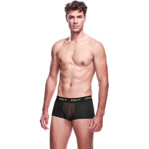 Envy Transparante Mesh Herenshort - Zwart