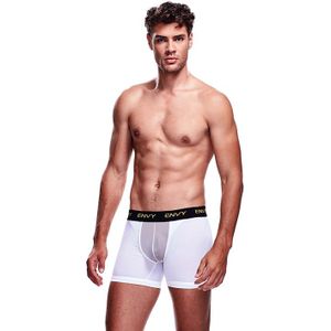 Envy Transparante Mesh Herenshort - Wit