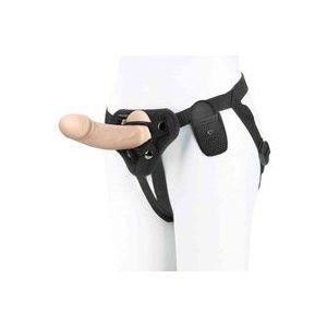 Vibro-Dildo 6,5'' Harness Set mit Fernbedienung