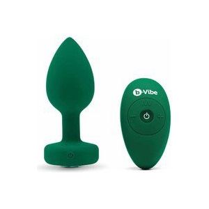 B-Vibe - Vibrerende Juwelen Plug M/L Groen