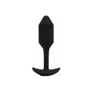 b-Vibe Snug Plug 5 anale plug vibrerend black 16,3 cm