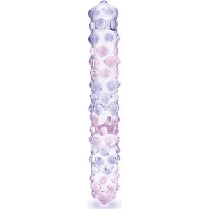 Gläs - Purple Rose Nubby Dildo (23 cm)
