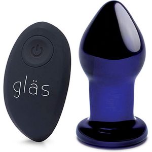 Glas - Rechargeable Remote Controlled Vibrating Butt Plug