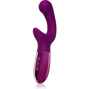 le Wand Xo vibrator met clitorsstimulator purple 18,8 cm