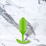 B-Vibe Snug Plug 12.5 Cm Groen