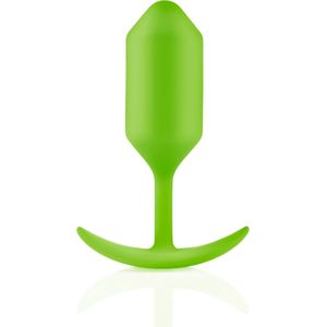 B-Vibe Snug Plug 12.5 Cm Groen