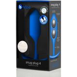 B-Vibe Snug Plug 13 Cm Blauw