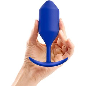 b-Vibe Snug Plug 4 anale plug blue 14 cm