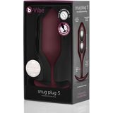 B-Vibe - Snug Plug 5 Dark Red