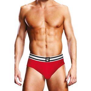 Prowler - Rode slip, met zwart-witte tailleband met het Paw Logo - Slips, Rood, 28-30