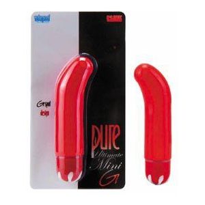 Dream Toys Pure Ultimat G Spot Mini Vibrator, 10,5 x 3 cm, rood