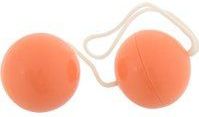 Seven Creations - Duoballs - Soft-Balls - Vaginale Balletjes - Oranje - Ø 35 mm