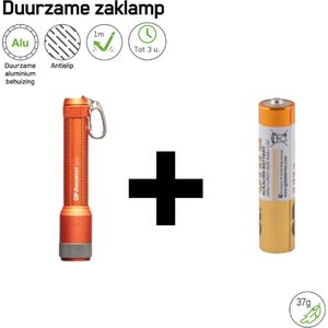 GP CK12 Zaklamp kleur Oranje  inclusief batterij - 20 Lumen - IPX4 - Sleutelhanger