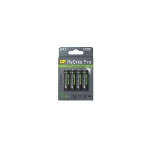 GP ReCyko Pro Photo Flash Oplaadbare AA / HR6 Ni-Mh Batterijen (4 stuks, 2000 mAh)
