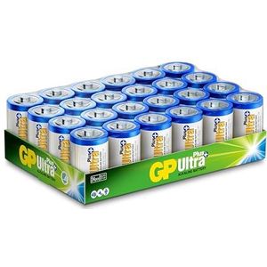 D-batterijen, GP Ultra, 24 stuks, alkaline zaklamp, 1,5 V, lange levensduur