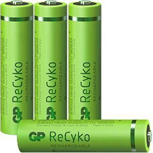 GP NiMH ReCyko AAA 950mAh 1,2V oplaadbaar, 4 stuks