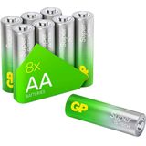 Gp Batteries - gp Super Mignon (AA)-Batterie Alkali-Mangan 1.5 v 8 St.