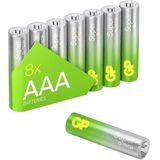 GP AAA-Batterie Alkaline Super, 1,5V, 8 Stück