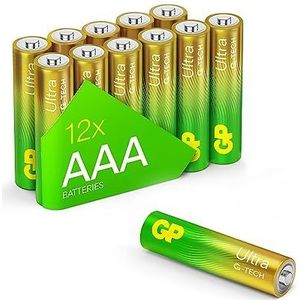 AAA batterij GP Alkaline Ultra 1,5 V 12 stuks