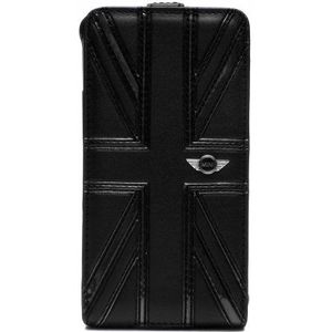 Mini Cooper MNFLGSUJBL beschermhoes voor Samsung Galaxy S2 (leer, met Engelse vlag), zwart