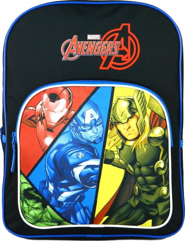 Avengers rugzak jongens 30 x 12 x 41 cm zwart