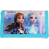 Disney Portemonnee Frozen 2 7,5 X 13 Cm Blauw