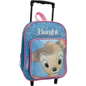 Disney Trolley-rugzak Bambi Meisjes 24 X 31 Cm Polyester Blauw