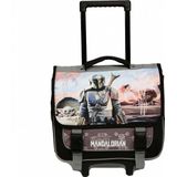 Star Wars trolley boekentas 38 cm Manalorian zwart