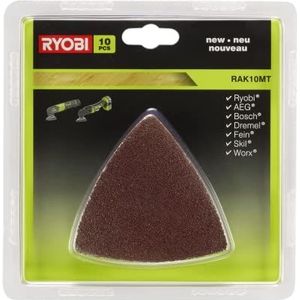 Ryobi RAK10MT 10 delige schuurpapierset - K60 / K80 / K120