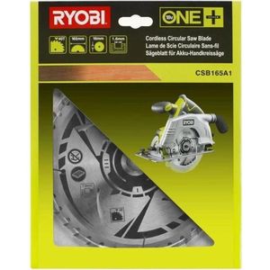 Ryobi Zaagaccessoires/zaagblad | HM-zaagblad voor snelle en scherpe sneden, schone en optimale zaagprestaties, geoptimaliseerd voor accugebruik | 16 mm boring, 40 tanden