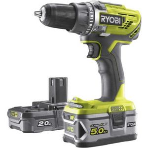 Ryobi R18DD3-252S | 18V | COMPACTBOORSCHROEFMACHINE | 1X 5,0AH | 1X 2,0AH ACCU - 5133003353