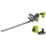 RYOBI - Linea heggenschaar 18V One+ 55cm - Online design - Bladen 55cm - Afstand 24mm - HEDGESWEEP afvalverzamelaar - Geleverd met 1 Lithium batterij + 2,0Ah + 1 oplader 1,5A - RY18HT55A-120