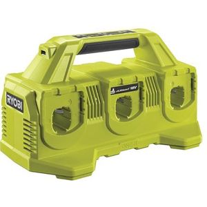Ryobi - ONE+™ 18V 6-Poorts Lader - 5133005805 - Compatibel met ONE+ Accu's