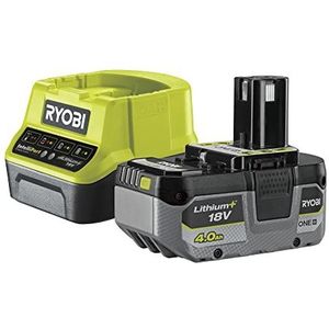 Ryobi - 18 V ONE+ - Accu - 4 Ah - Lithium-ion - Inclusief Snellader