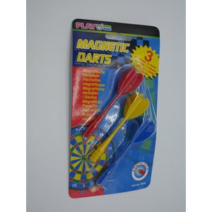 Magnetische dartpijlen van Playgo 6 stuks.