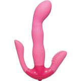 G-Punkt Vibrator 'Proposition“ | Mit Klitoris- und Anus Reizarm, 3-Stufen-Vibration Sweet Smile 1 St