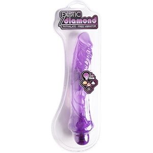 Nanma Veined 23 cm Vibrator - Exotische Diamond, paars