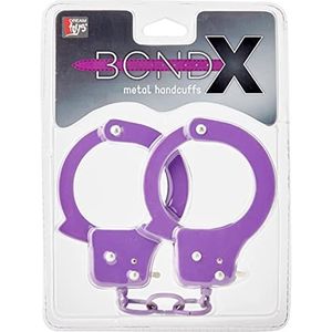 Dream Toys Bondx metalen handboeien, one-size, paars