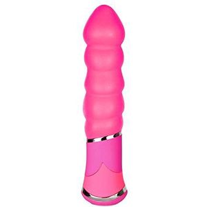 Dream Toys 11,4 Pink bootyful geribbelde vibrator