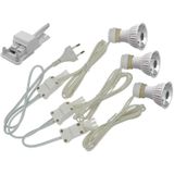 Megaman - Ombouwset GU10 - Aansluitsnoer - IP20 - Doorlusbaar