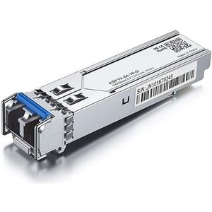 1G SFP LX LC Singlemode Module - 1000Base-LX Mini-Gbic Zendontvanger Compatibel voor Cisco GLC-LH-SMD, Meraki MA-SFP-1GB-LX10, Ubiquiti UF-SM-1G, Mikrotik, Netgear, D-Link, TP-Link, Zyxel, Open Schakelaar