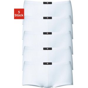 H.I.S - Broekje - Wit - 5 Pack - Jersey - Mid Waist