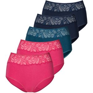 Vivance - Tailleslip - Pink - Set van 5 - Elastische Katoenkwaliteit