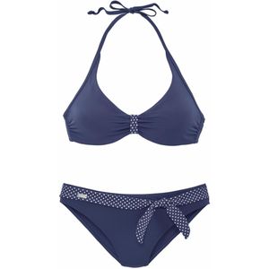 BUFFALO - Beugelbikini - Marine/Zwart - 80% Polyamide, 20% Elastan