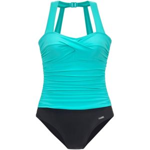 Lascana Badpak - Zwart - Mint - Polyamide - Gewatteerde Cups