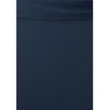 Beenlijn - Badpak - Donkerblauw - Zonder Beugels - Verwijderbare Softcups