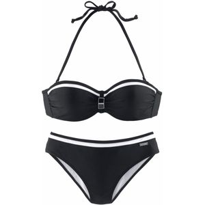 LASCANA - Beugelbikini - Wit - 80% Polyamide, 20% Elastan