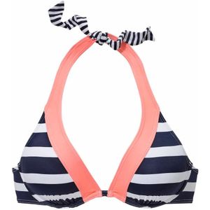 KangaROOS - ANITA - Bikinitop - Marine/Wit - Met Beugel, Verwijderbare Softcups